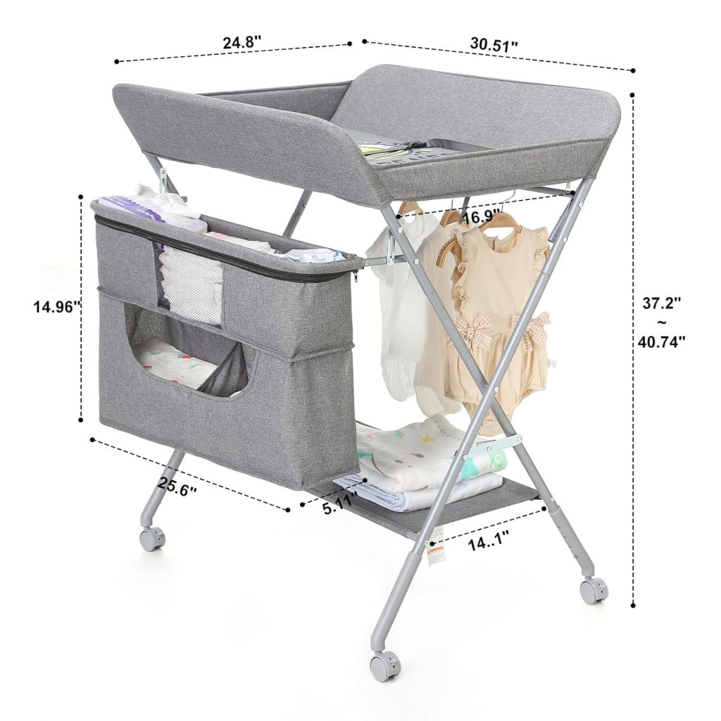changing nappy table